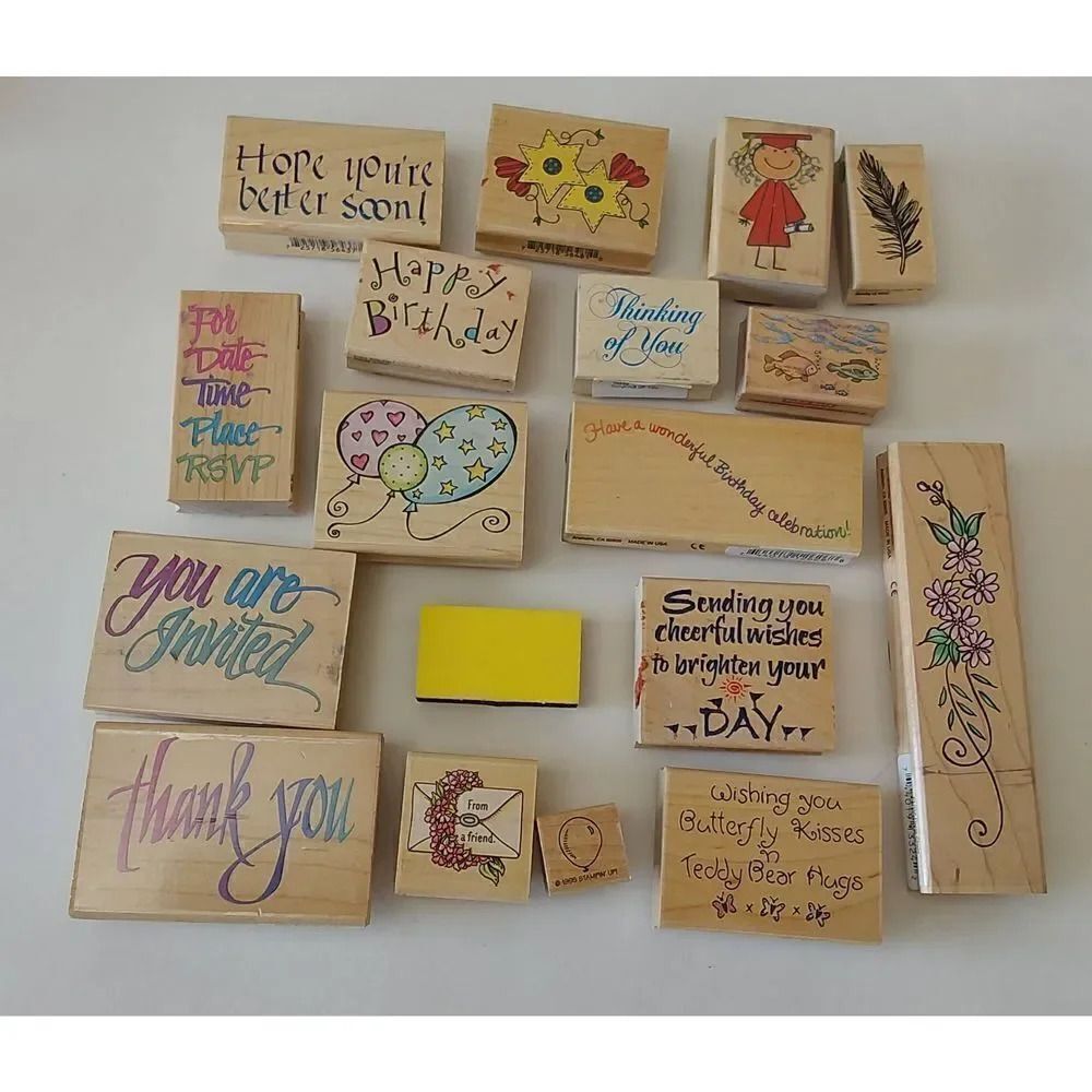 Crafting Stamps Lot Various
